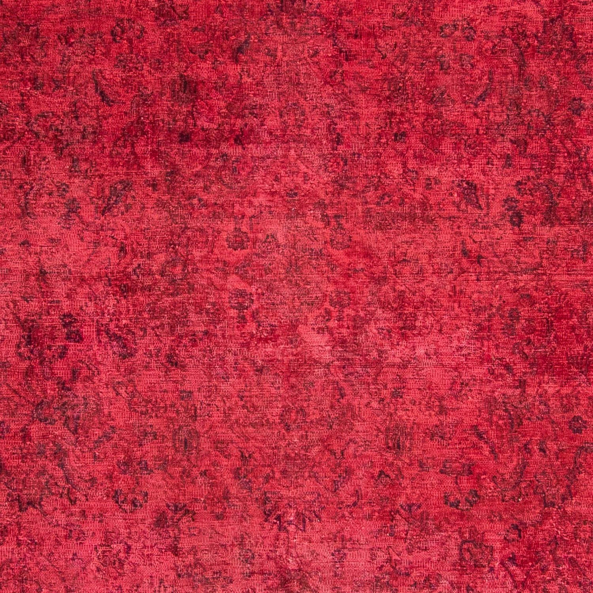 Tapis vintage - 344 x 259 cm - rouge foncé