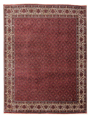 Tapis persan - Bidjar - 300 x 253 cm - rouge foncé