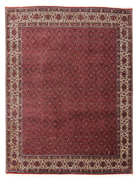 Tapis persan - Bidjar - 300 x 253 cm - rouge foncé