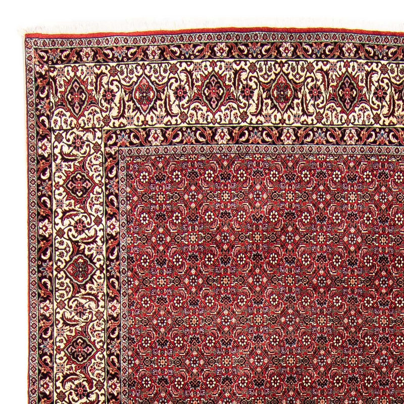 Tapis persan - Bidjar - 300 x 253 cm - rouge foncé
