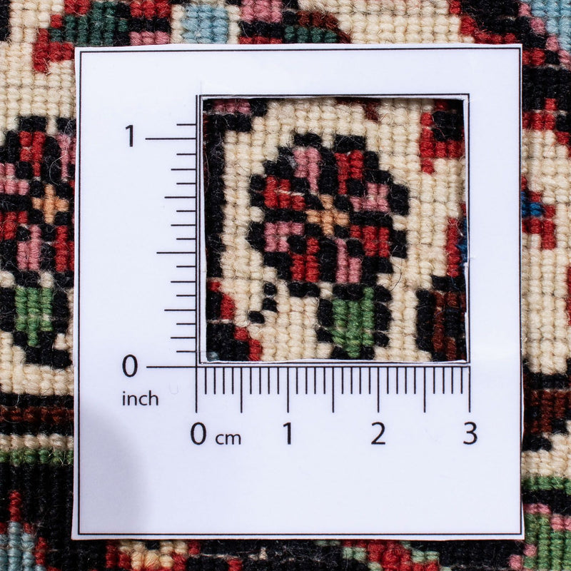 Tapis persan - Bidjar - 300 x 253 cm - rouge foncé
