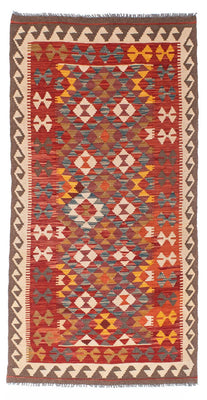 Tapis de couloir Tapis Kelim - Oriental - 195 x 98 cm - rouge