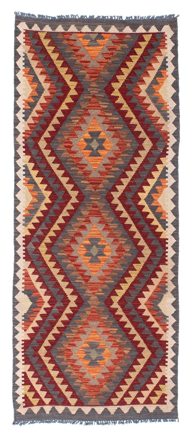 Tapis de couloir Tapis Kelim - Oriental - 191 x 80 cm - gris