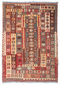 Tapis Kelim - Oriental - 195 x 145 cm - multicolore