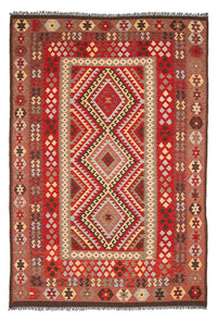 Tapis Kelim - Splash - 304 x 199 cm - multicolore