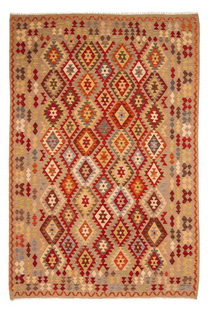 Tapis Kelim - Splash - 292 x 205 cm - multicolore