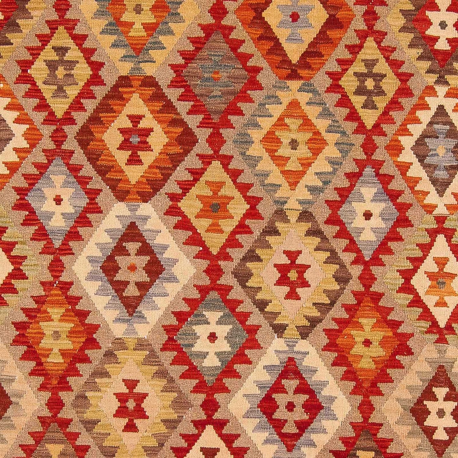 Tapis Kelim - Splash - 292 x 205 cm - multicolore