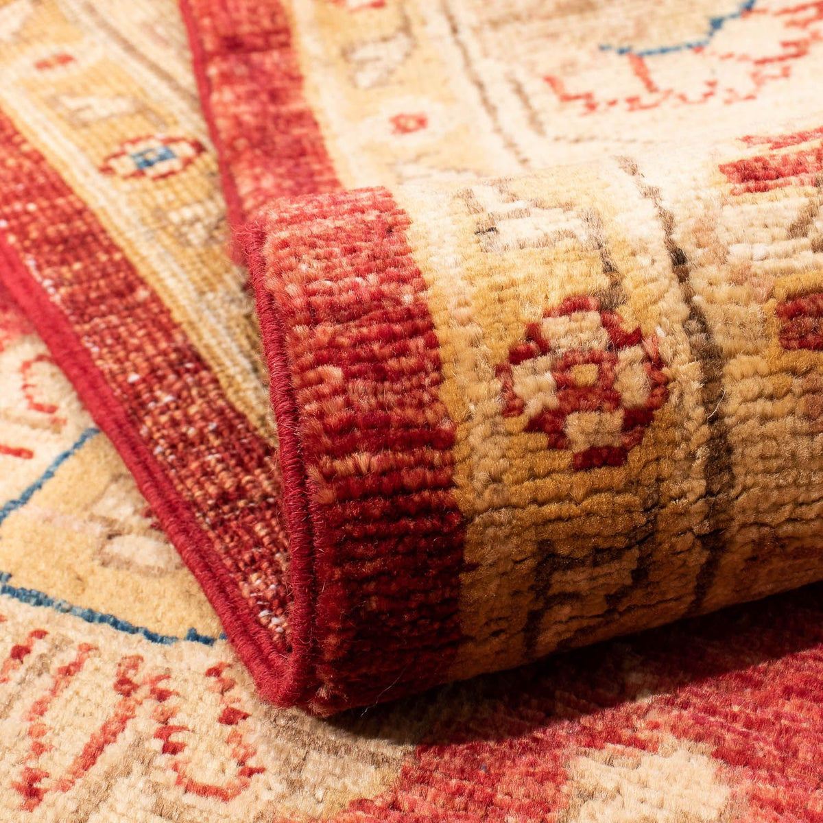 Tapis de couloir Tapis Ziegler - 297 x 77 cm - rouge foncé