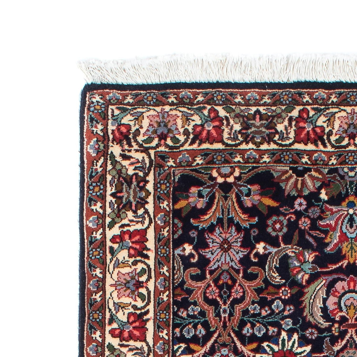 Tapis de couloir Tapis persan - Bidjar - 210 x 74 cm - bleu foncé