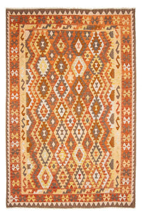 Tapis Kelim - Splash - 292 x 200 cm - multicolore