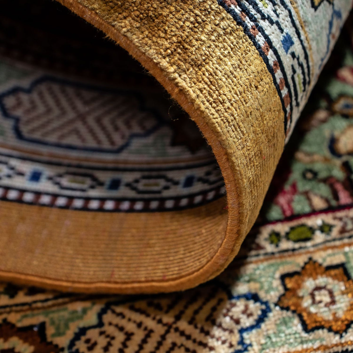 Tapis persan - Ghom - 75 x 58 cm - multicolore