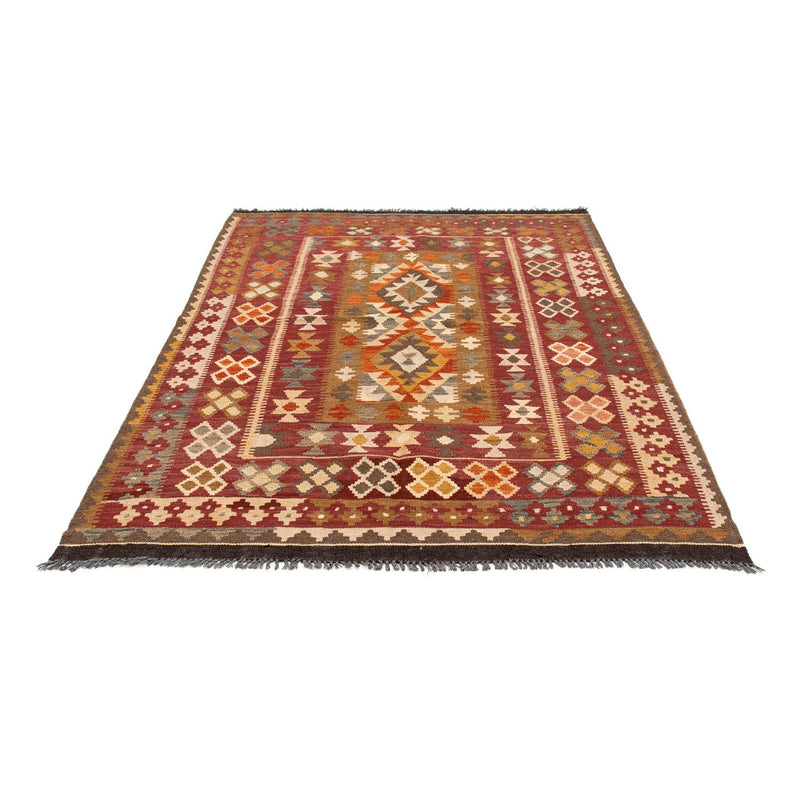 Tapis Kelim - Splash - 201 x 153 cm - multicolore