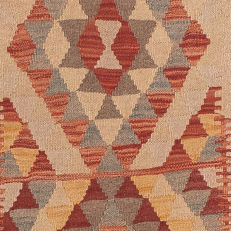 Tapis de couloir Tapis Kelim - Splash - 312 x 80 cm - multicolore