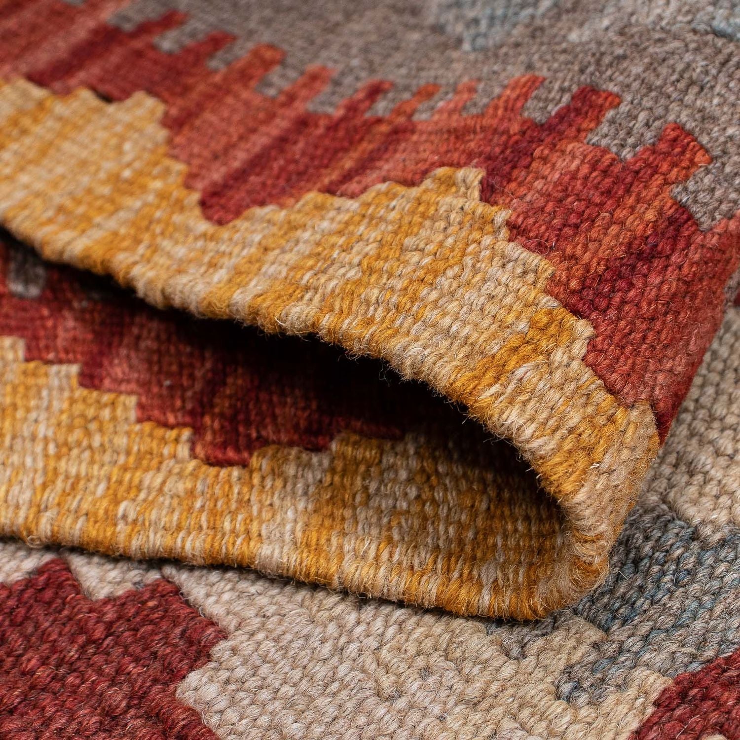 Tapis de couloir Tapis Kelim - Splash - 312 x 80 cm - multicolore