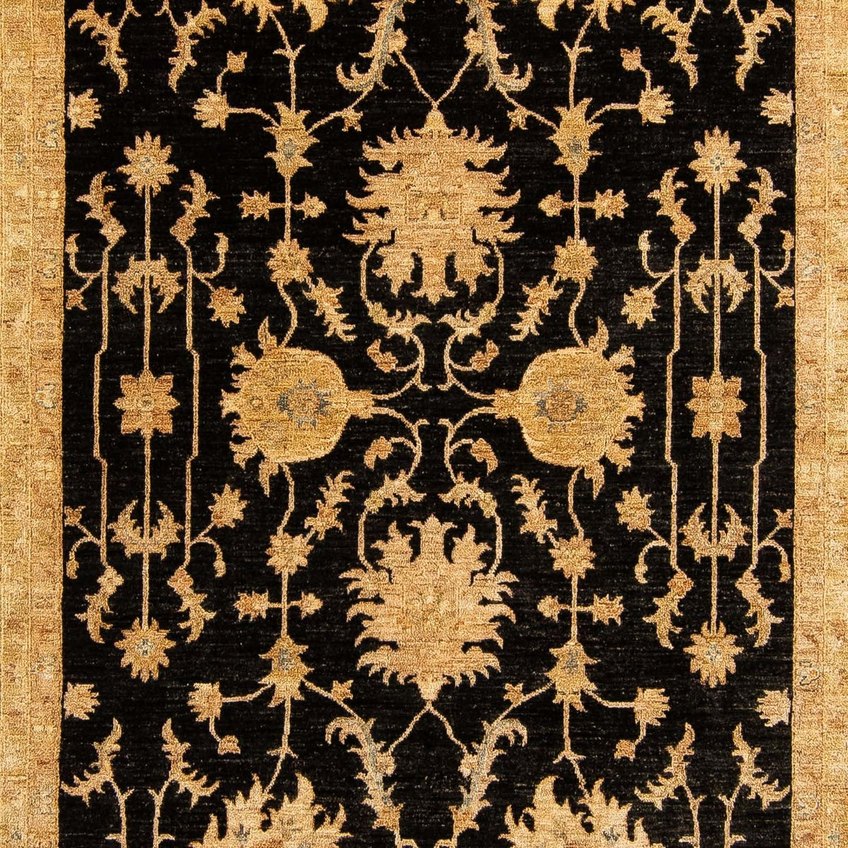 Tapis Ziegler - 408 x 202 cm - bleu foncé