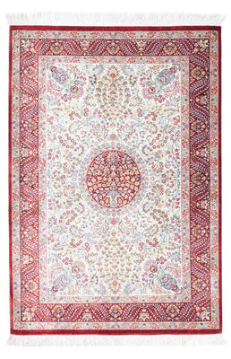 Tapis persan - Ghom - 158 x 103 cm - beige