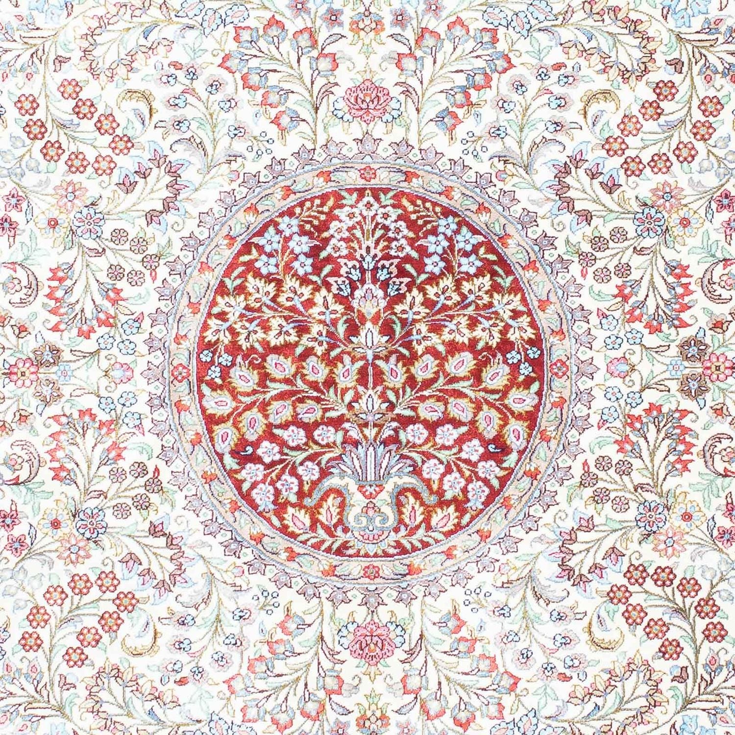 Tapis persan - Ghom - 158 x 103 cm - beige