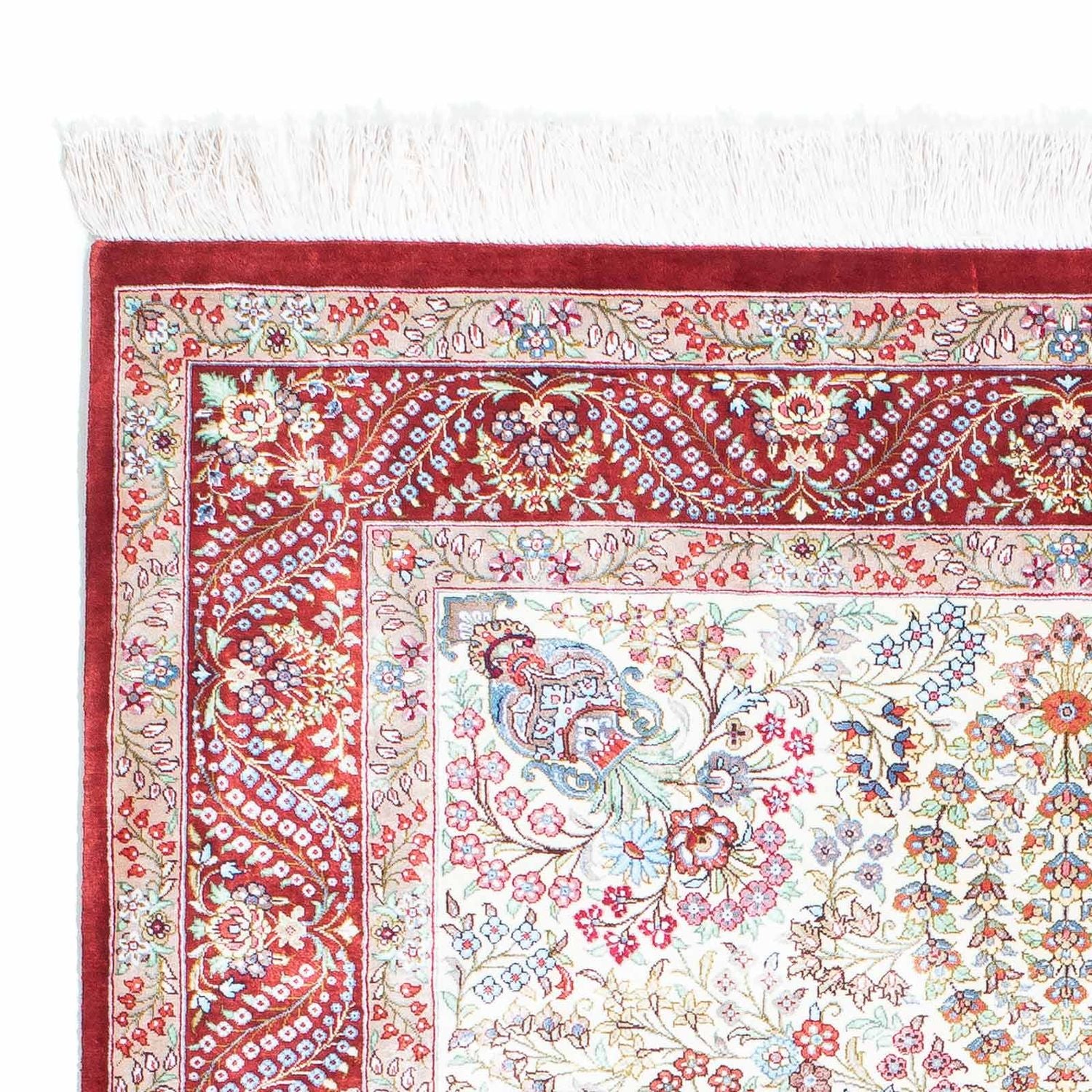 Tapis persan - Ghom - 158 x 103 cm - beige