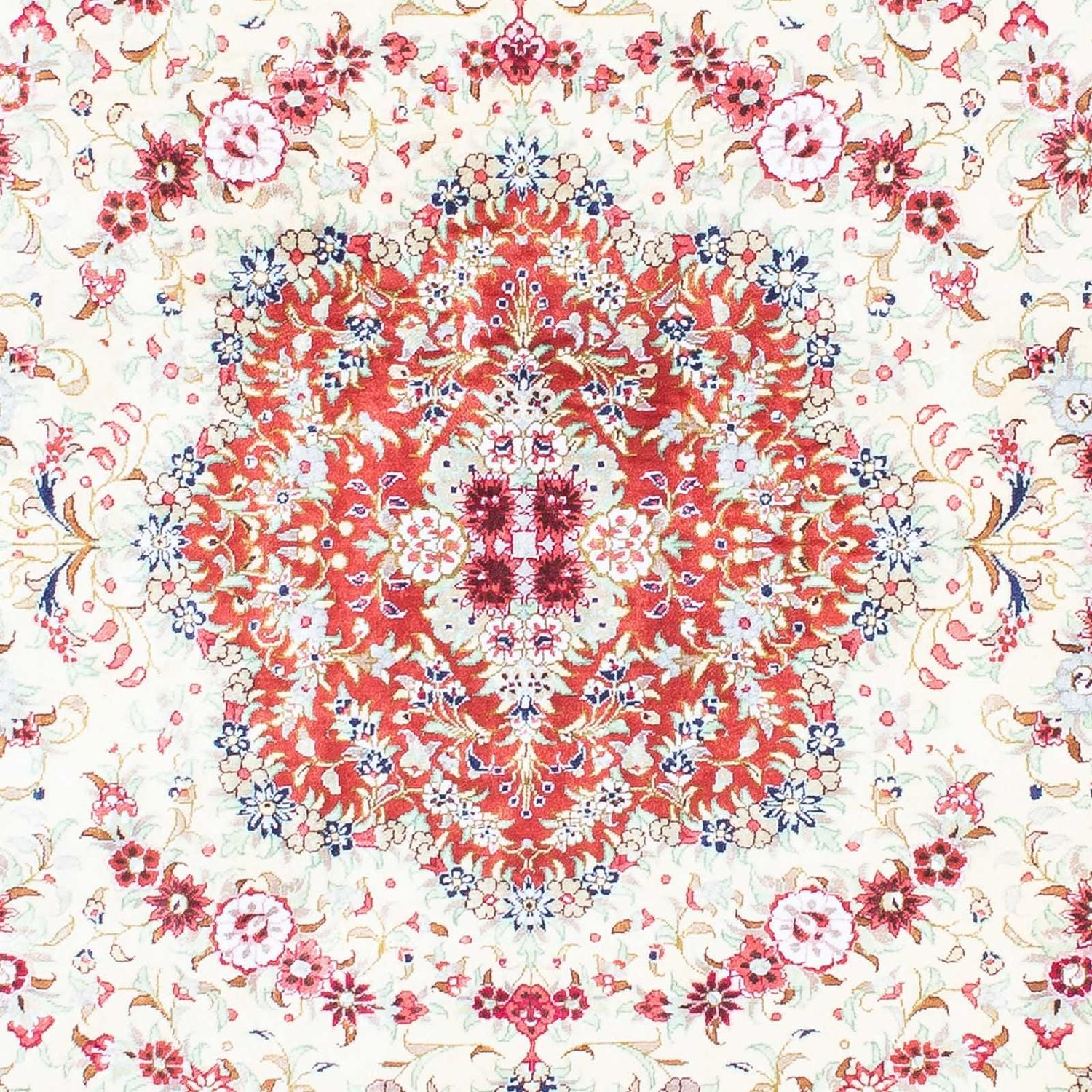 Tapis persan - Ghom - 155 x 102 cm - beige