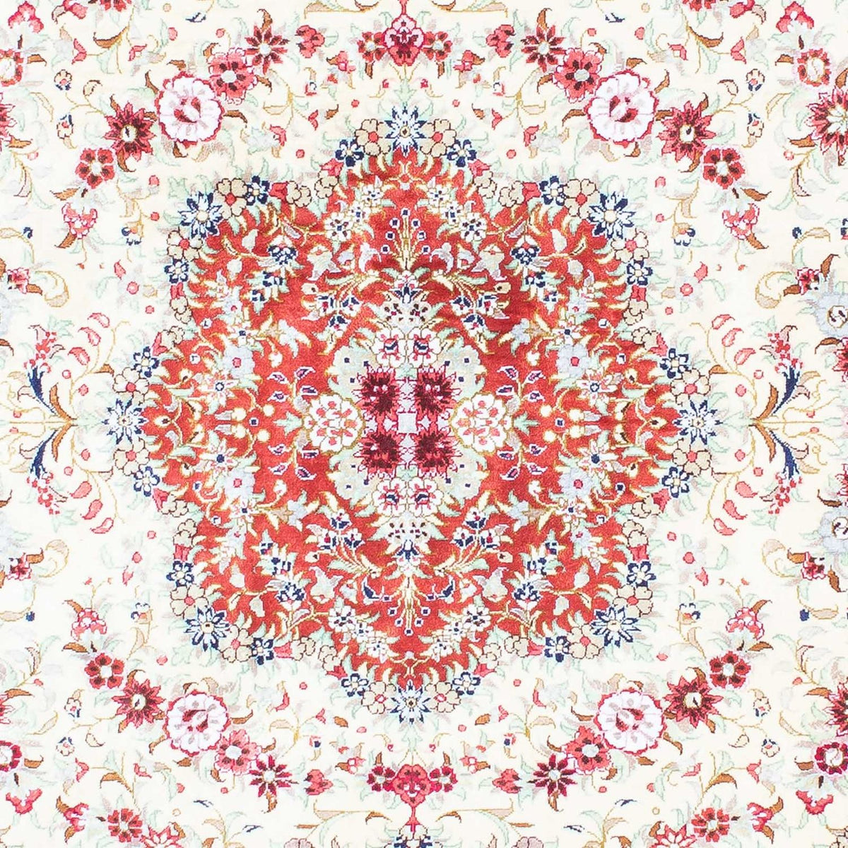 Tapis persan - Ghom - 155 x 102 cm - beige