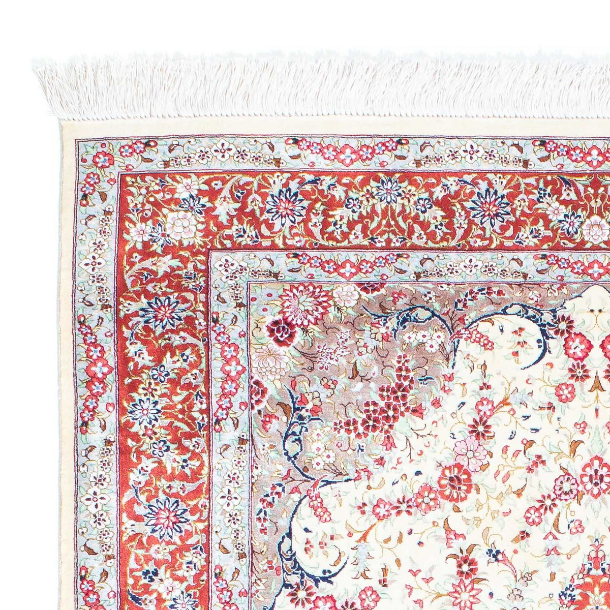 Tapis persan - Ghom - 155 x 102 cm - beige