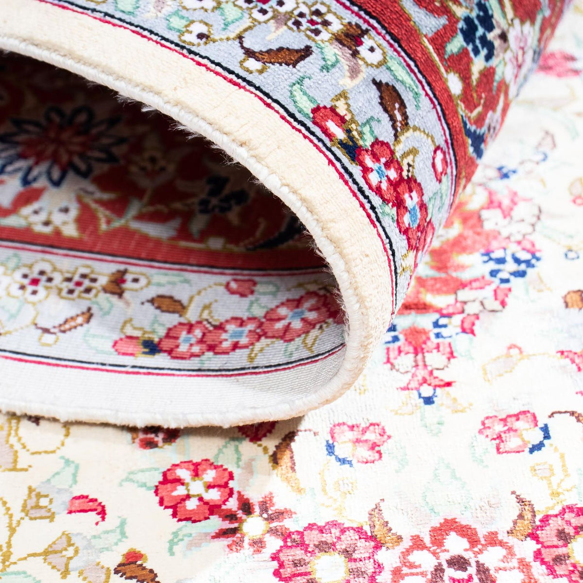 Tapis persan - Ghom - 155 x 102 cm - beige