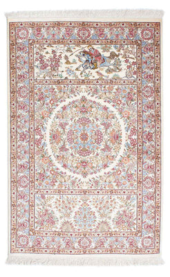 Tapis persan - Ghom - 157 x 100 cm - beige