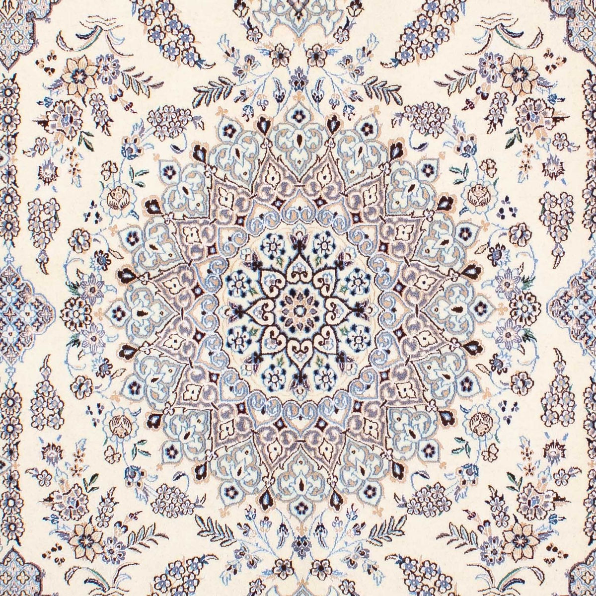 Tapis persan - Nain - Premium - 250 x 155 cm - beige