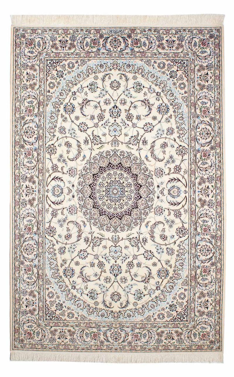 Tapis persan - Nain - Premium - 226 x 150 cm - beige