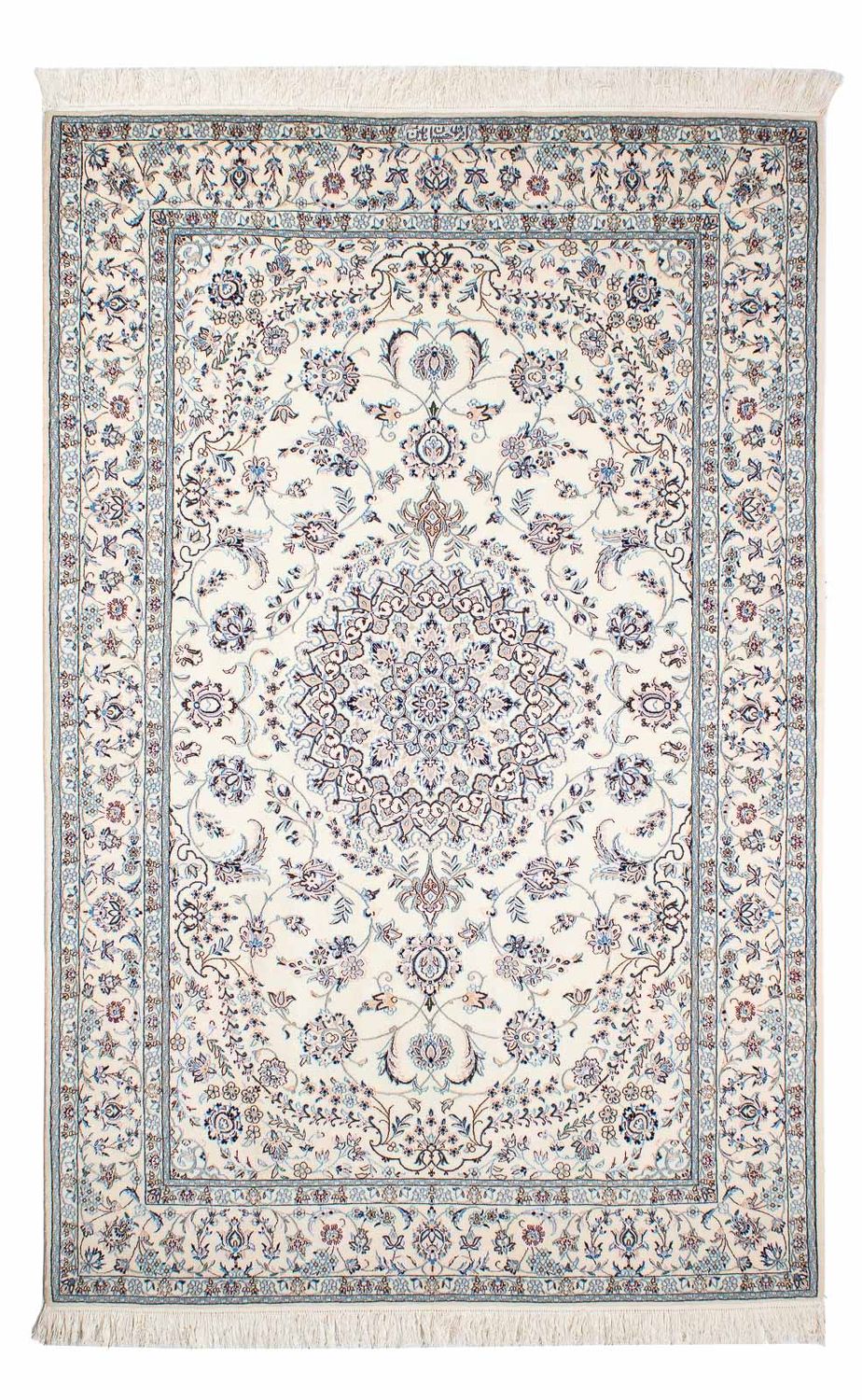 Tapis persan - Nain - Premium - 234 x 153 cm - beige