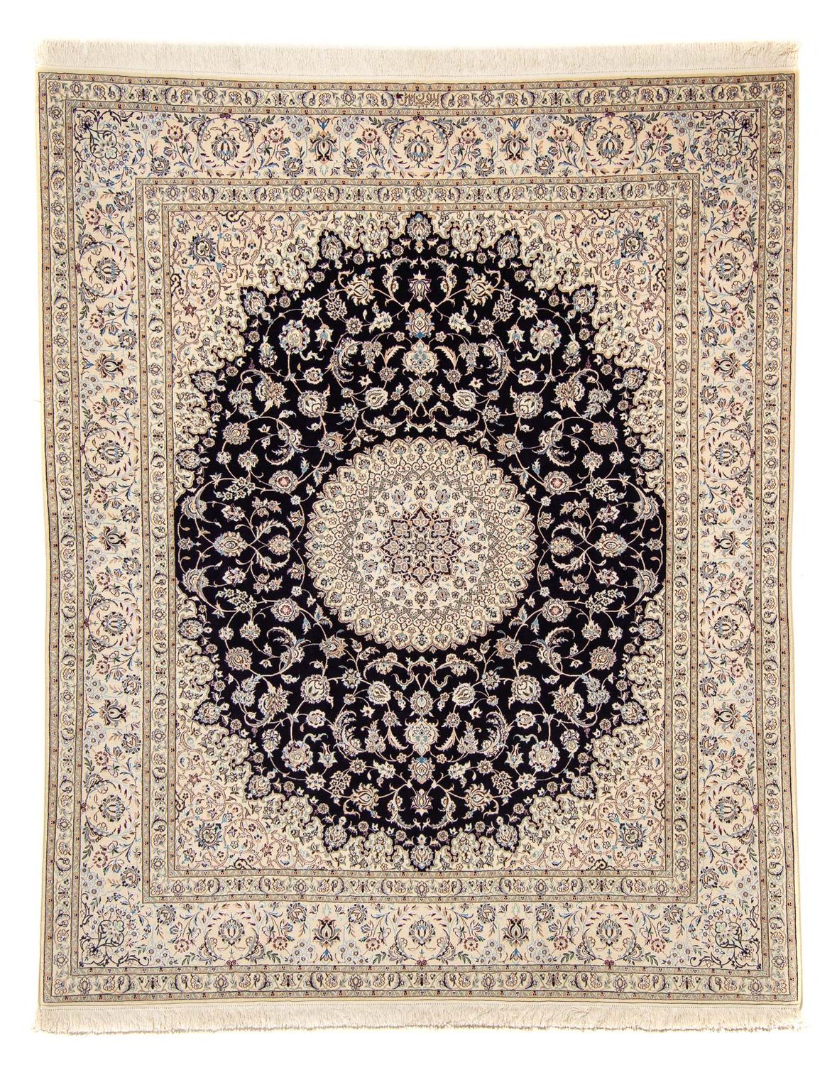 Tapis persan - Nain - Premium - 250 x 206 cm - beige