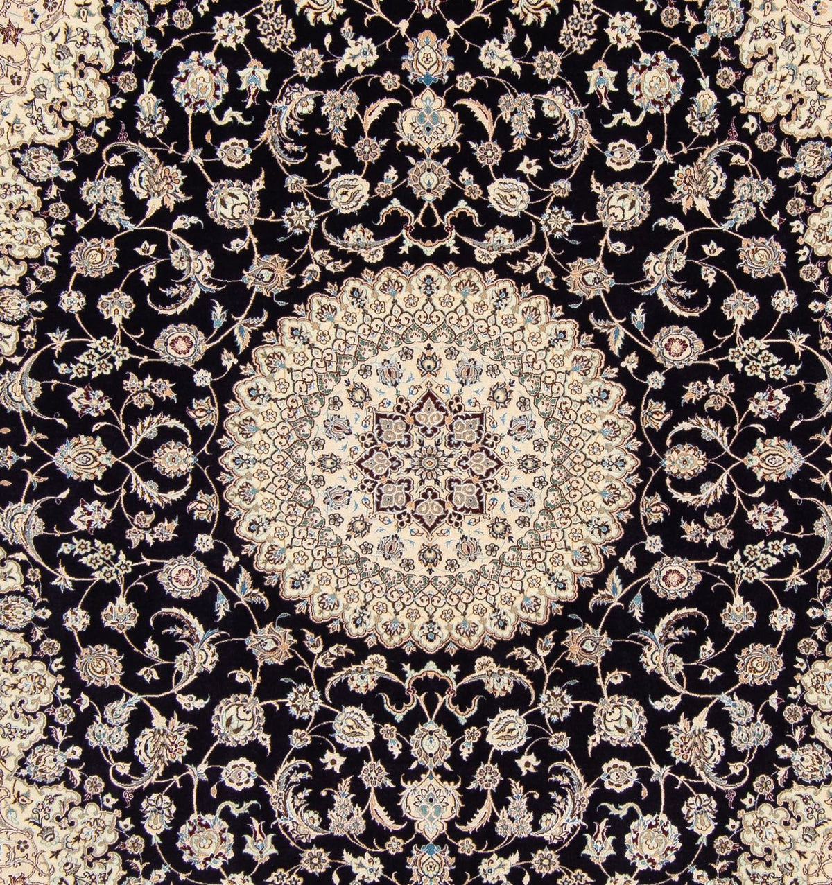 Tapis persan - Nain - Premium - 250 x 206 cm - beige