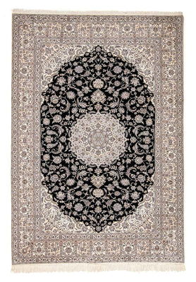 Tapis persan - Nain - Premium - 304 x 215 cm - bleu foncé
