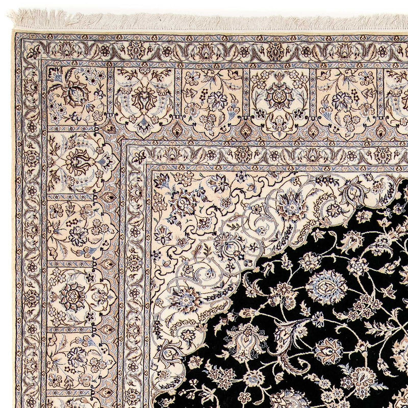 Tapis persan - Nain - Premium - 304 x 215 cm - bleu foncé