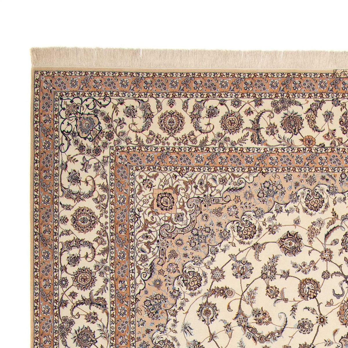 Tapis persan - Nain - Premium - 440 x 304 cm - marron