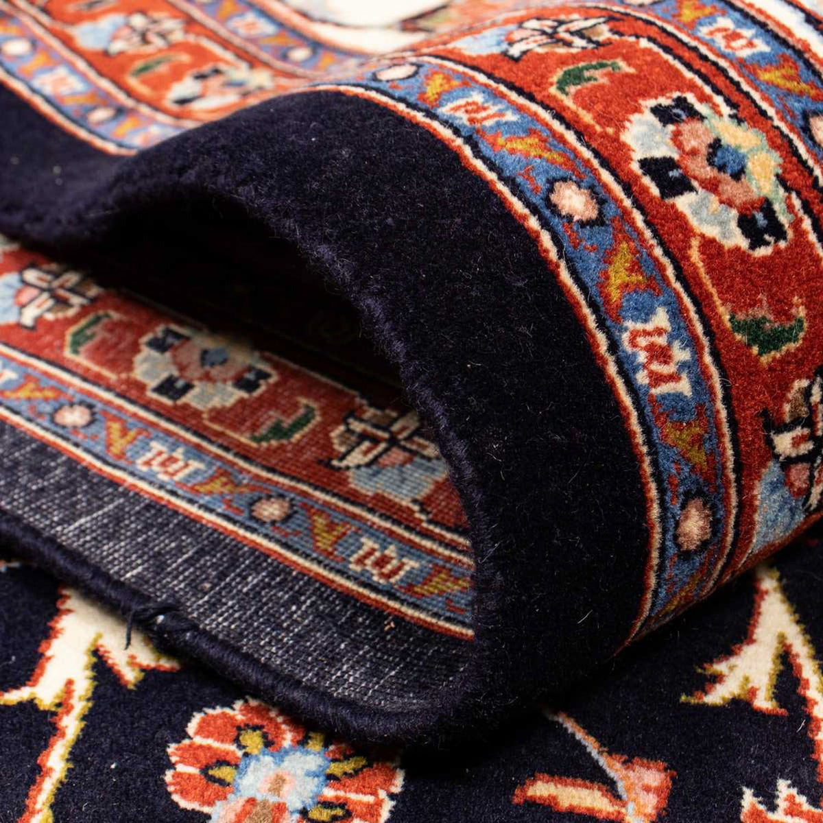 Tapis persan - Classique - 336 x 246 cm - bleu foncé