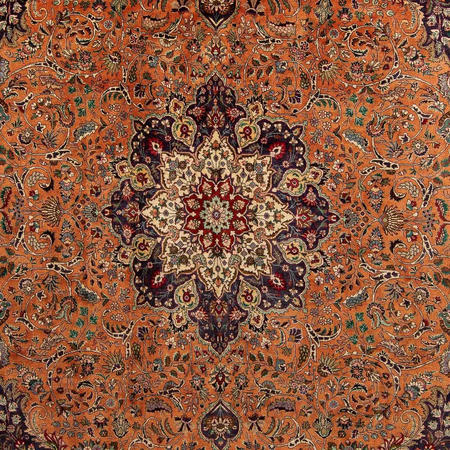 Tapis persan - Tabriz - 405 x 308 cm - rouille