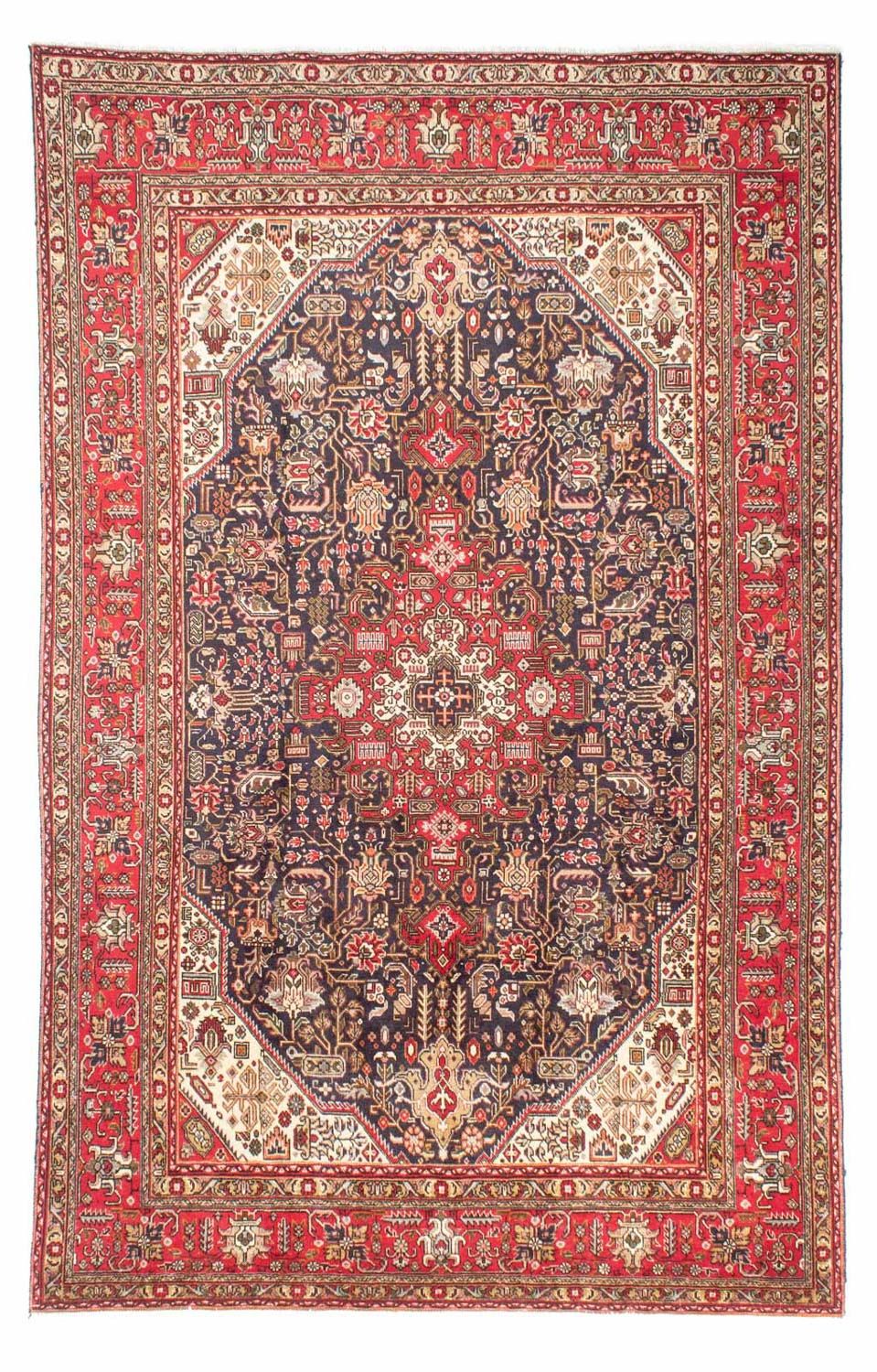 Tapis persan - Tabriz - 300 x 195 cm - rouge