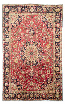Tapis persan - Tabriz - 310 x 200 cm - rouge clair