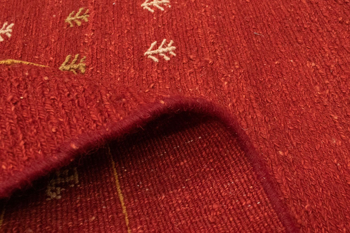 Tapis Gabbeh - Persan - 178 x 120 cm - rouge