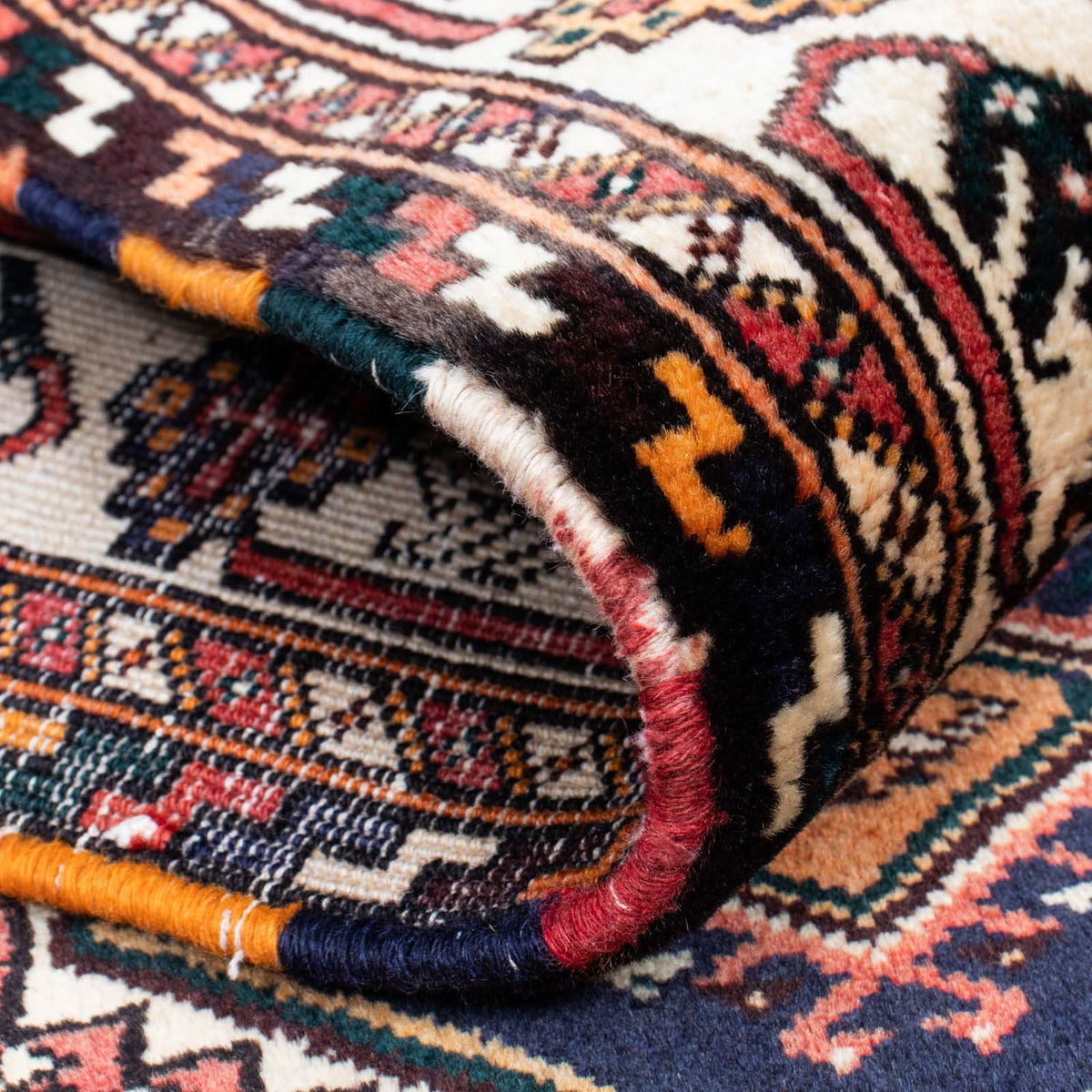 Tapis de couloir Tapis persan - Nomadic - 400 x 100 cm - rouge clair