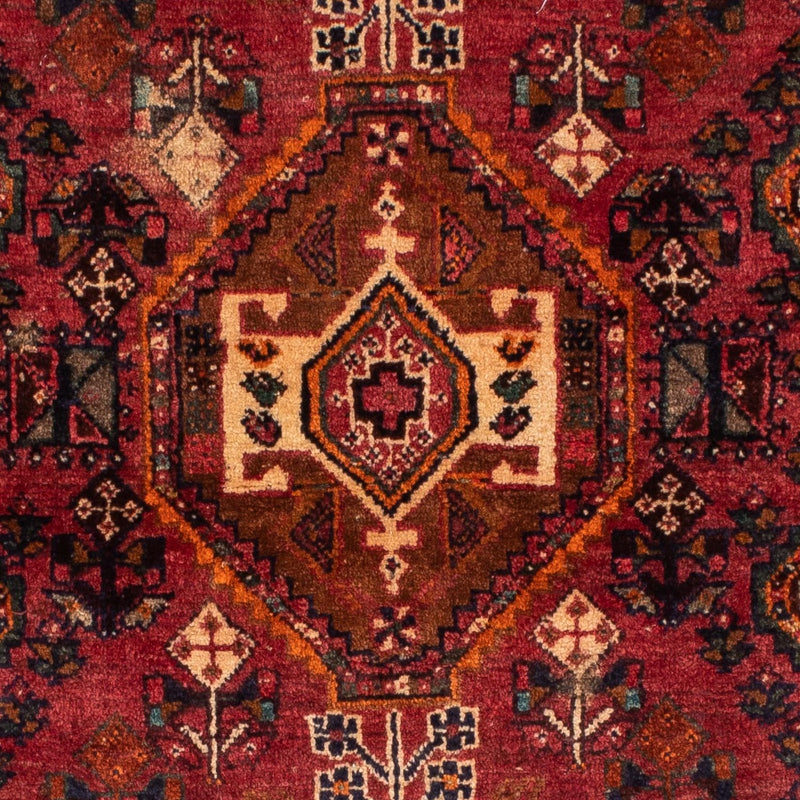 Tapis persan - Nomadic - 155 x 103 cm - rouge foncé