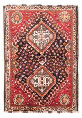 Tapis persan - Nomadic - 157 x 113 cm - bleu foncé