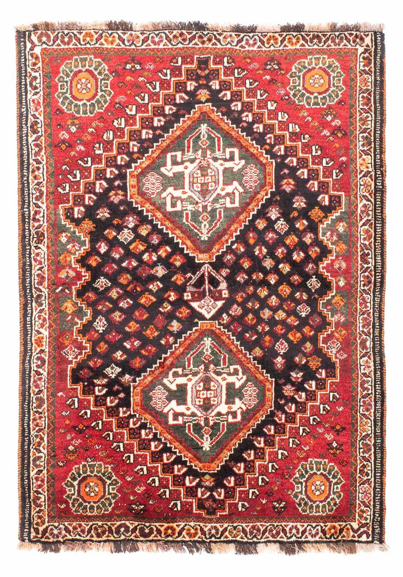 Tapis persan - Nomadic - 157 x 113 cm - bleu foncé