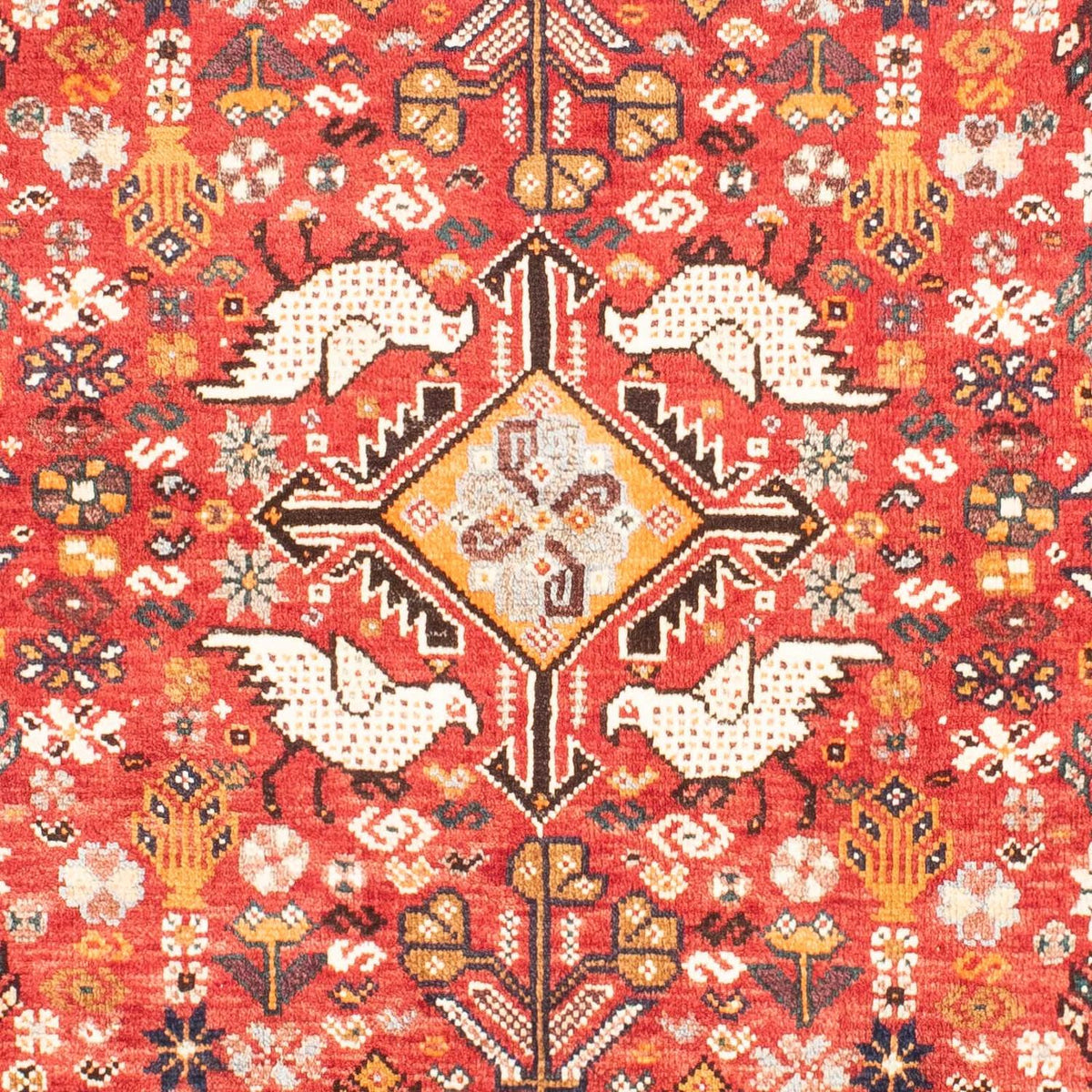 Tapis persan - Nomadic - 154 x 110 cm - rouge
