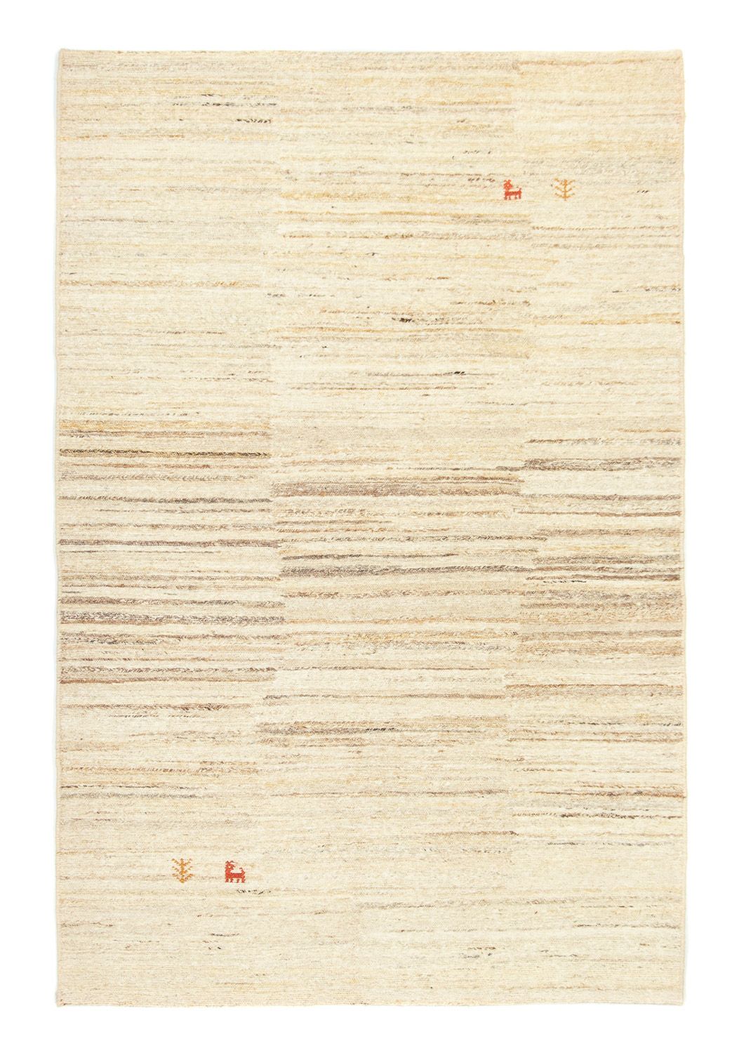 Tapis Gabbeh - Persan - 180 x 117 cm - beige