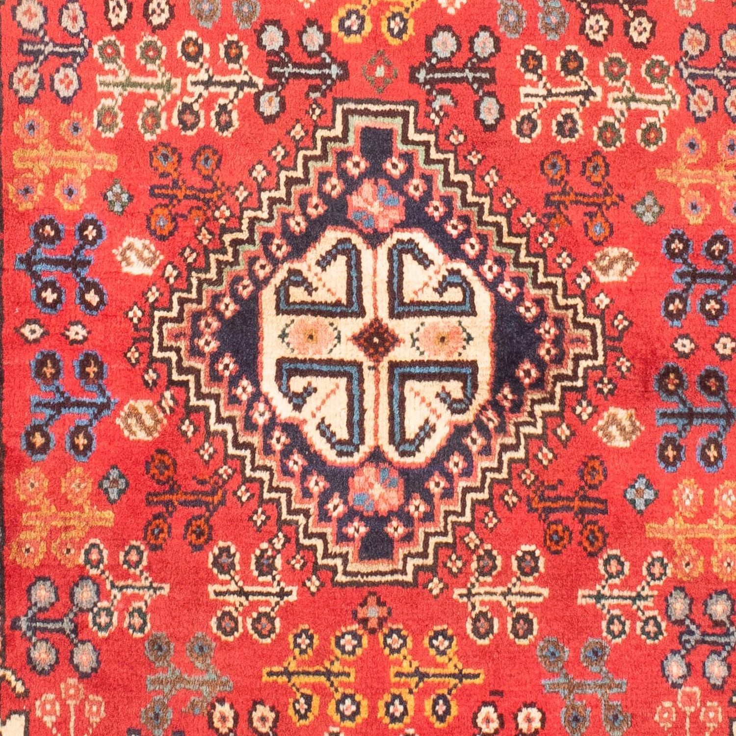 Tapis persan - Nomadic - 175 x 110 cm - rouge foncé