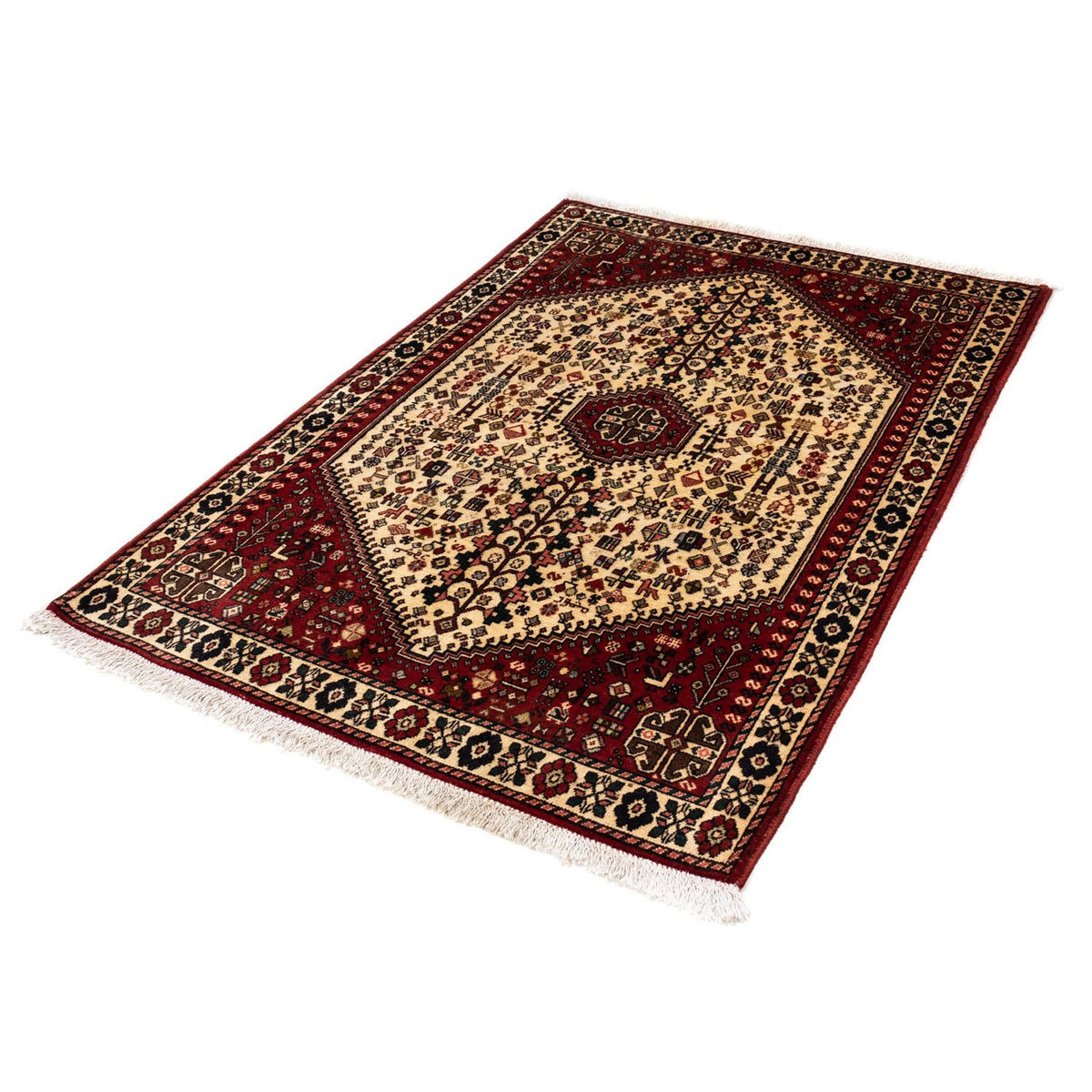 Tapis persan - Nomadic - 153 x 106 cm - beige