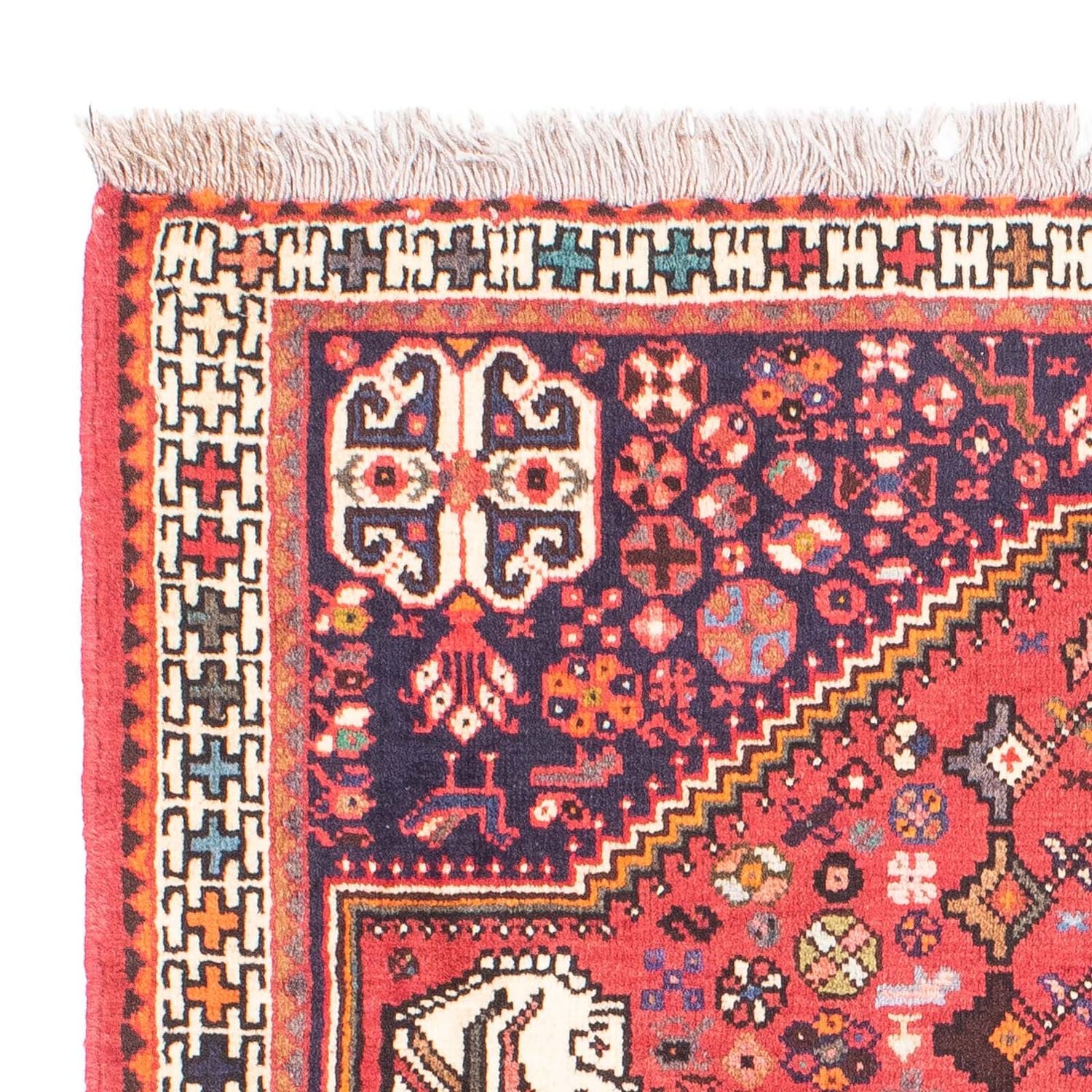Tapis persan - Nomadic - 144 x 103 cm - rouge