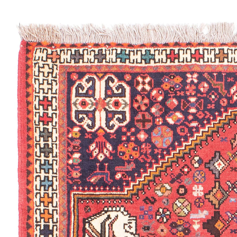 Tapis persan - Nomadic - 144 x 103 cm - rouge